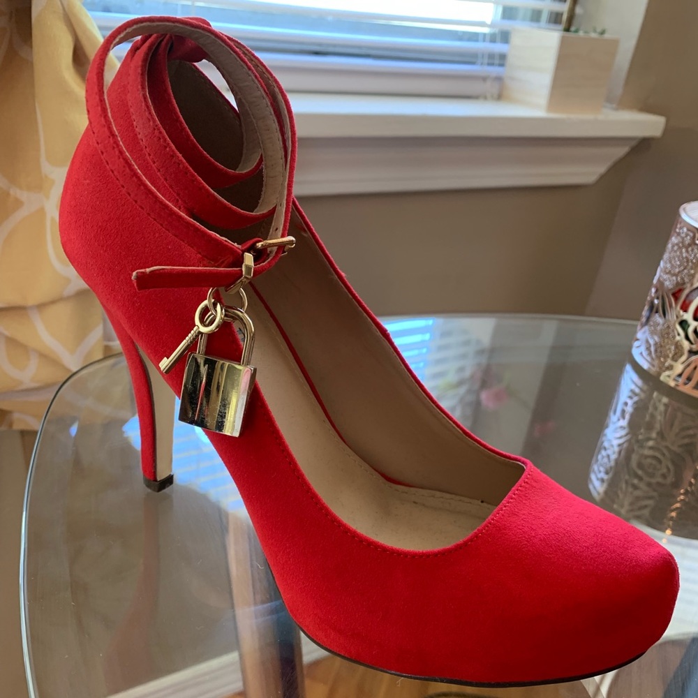 Just Fab Pumps Ankle Strap
